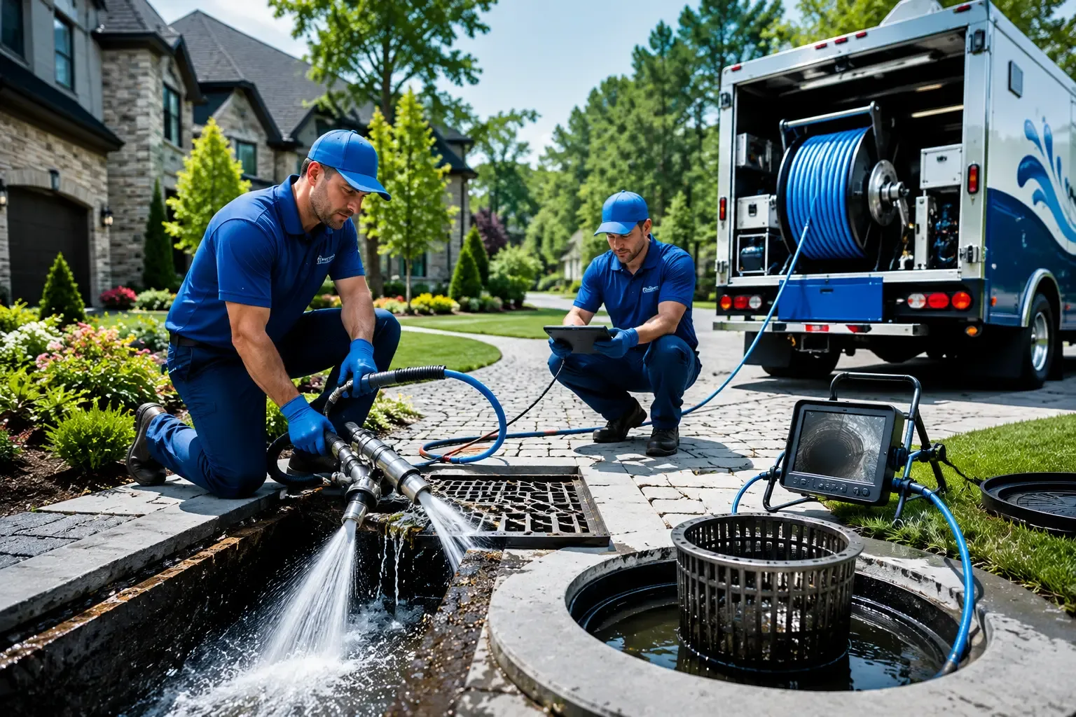 Local outdoor drain cleaning professionals in Flensburg, MN